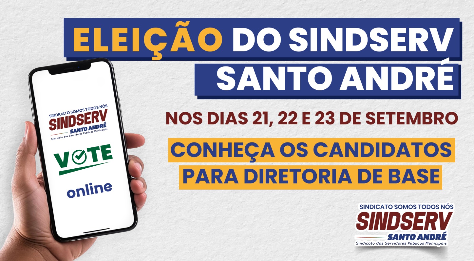 Imagem de Conheça os candidatos à Diretoria de Base do Sindserv Santo André 
