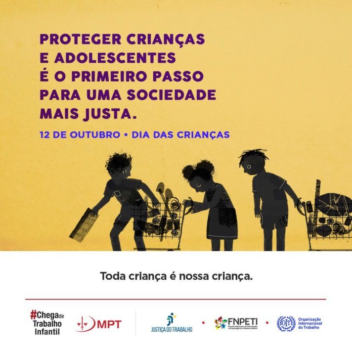 Imagem de Campanha do Ministério Público do Trabalho alerta consequências do trabalho infantil