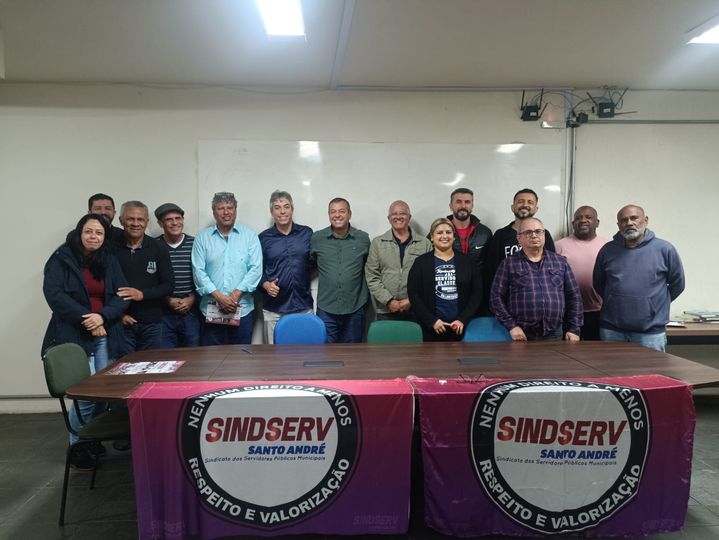 Imagem de SINDSERV Santo André recebe visita do vereado Wagner Lima: 