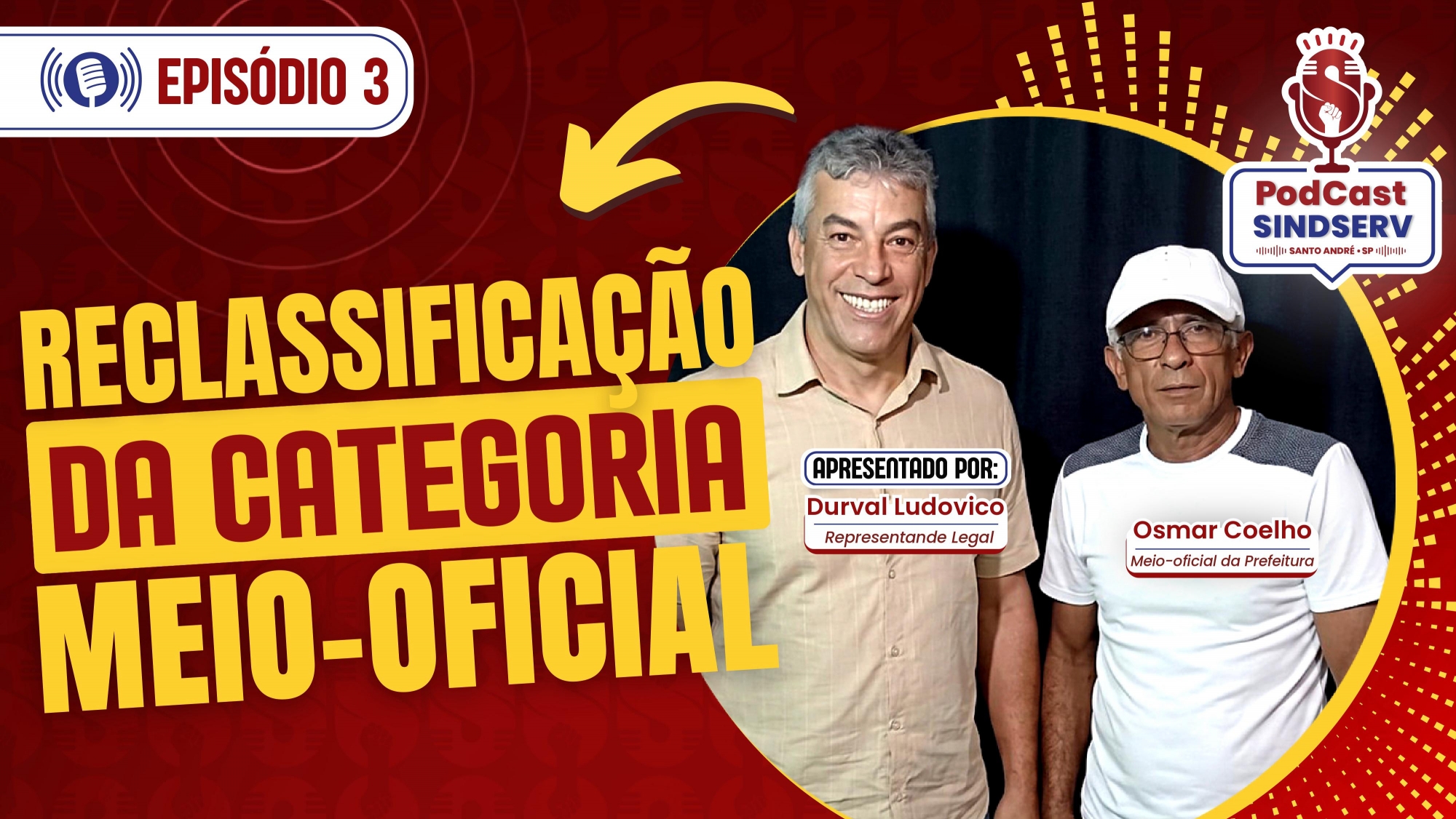 Imagem de Confira o terceiro episódio da 2ª temporada do Podcast do Sindserv Santo André!