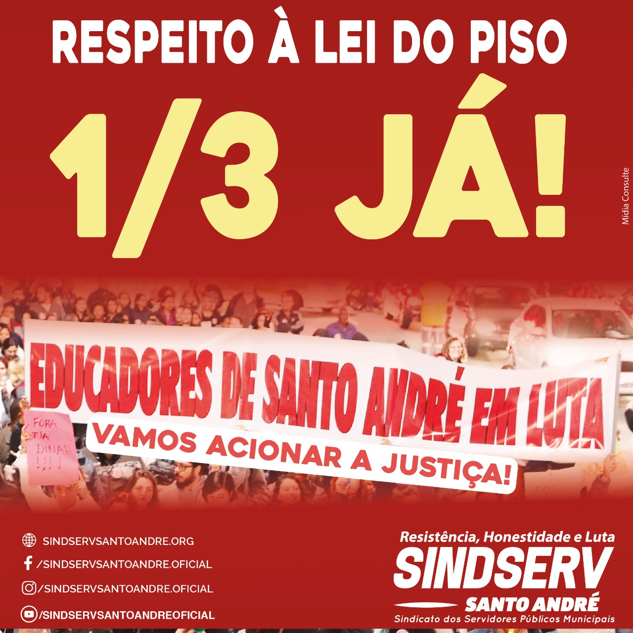 Imagem de Sindserv Santo André ingressará com ação para exigir respeito à Lei do Piso na Educação