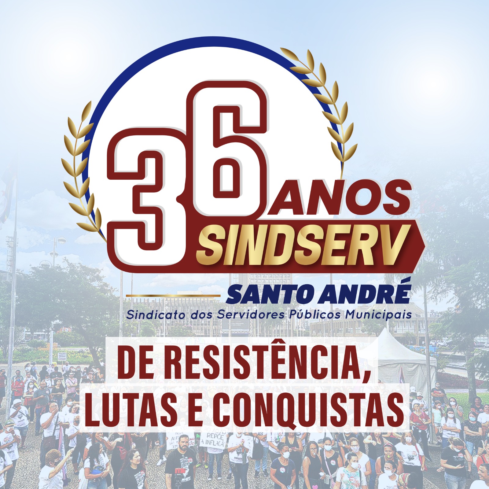 Imagem de Sindserv Santo André completa 36 anos de resistência, lutas e conquistas