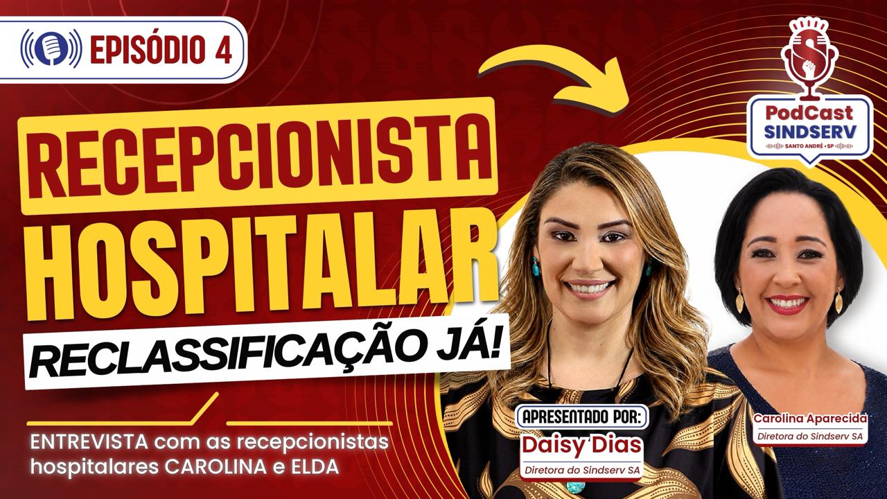 Imagem de Está no ar quarto episódio do  Podcast do Sindserv Santo André