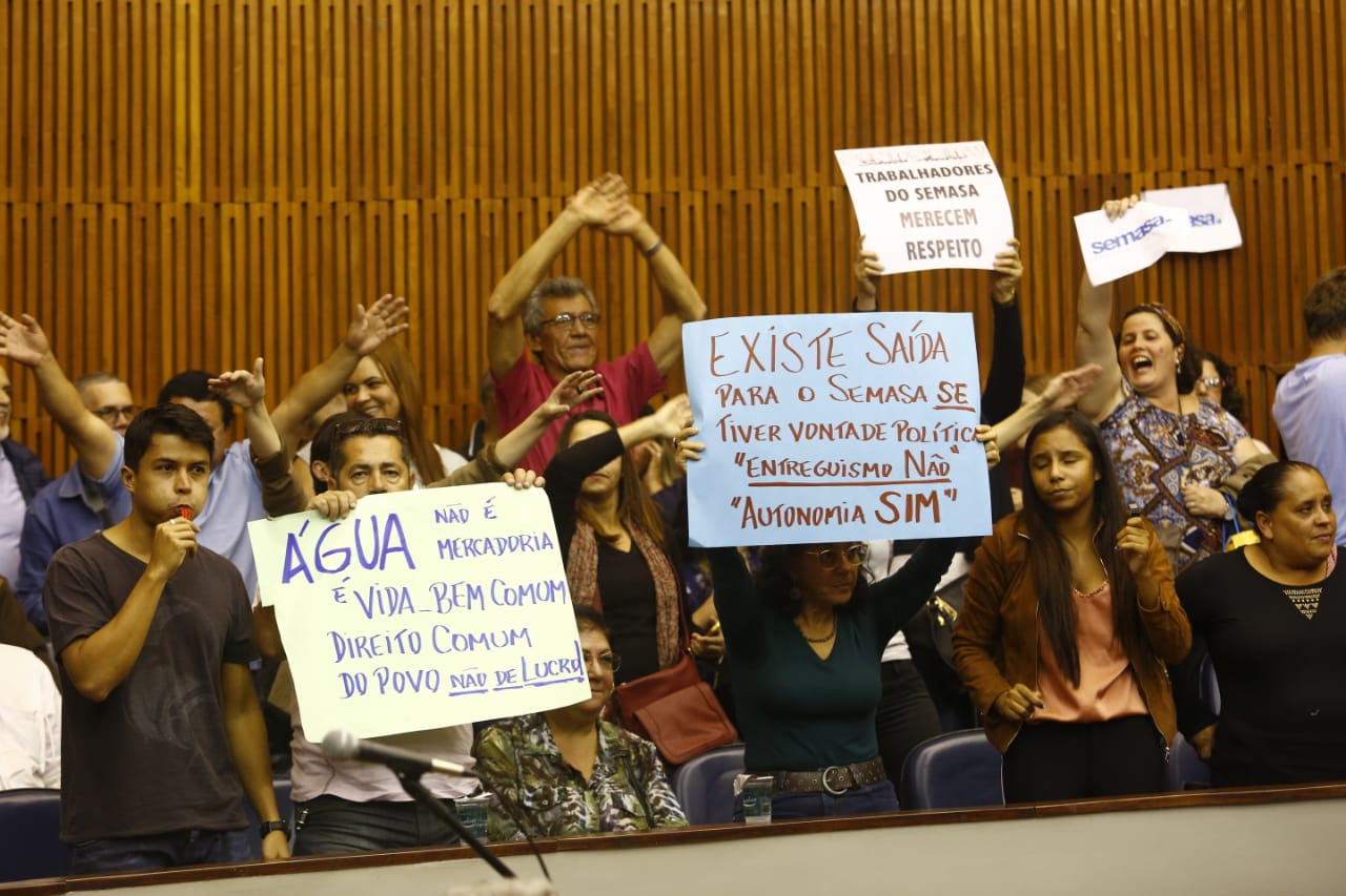 Imagem de Água não é mercadoria!  Ação Civil Pública movida pelo Sindserv Santo André contra entrega do Semasa está em trâmite no MPT