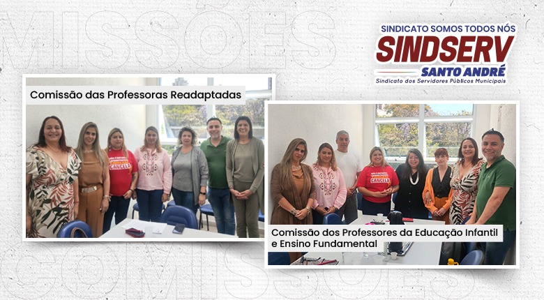 Imagem de Pautas das Comissões das Professoras Readaptadas e de Educação Infantil/Ensino Fundamental são apresentadas à Secretaria de Educação