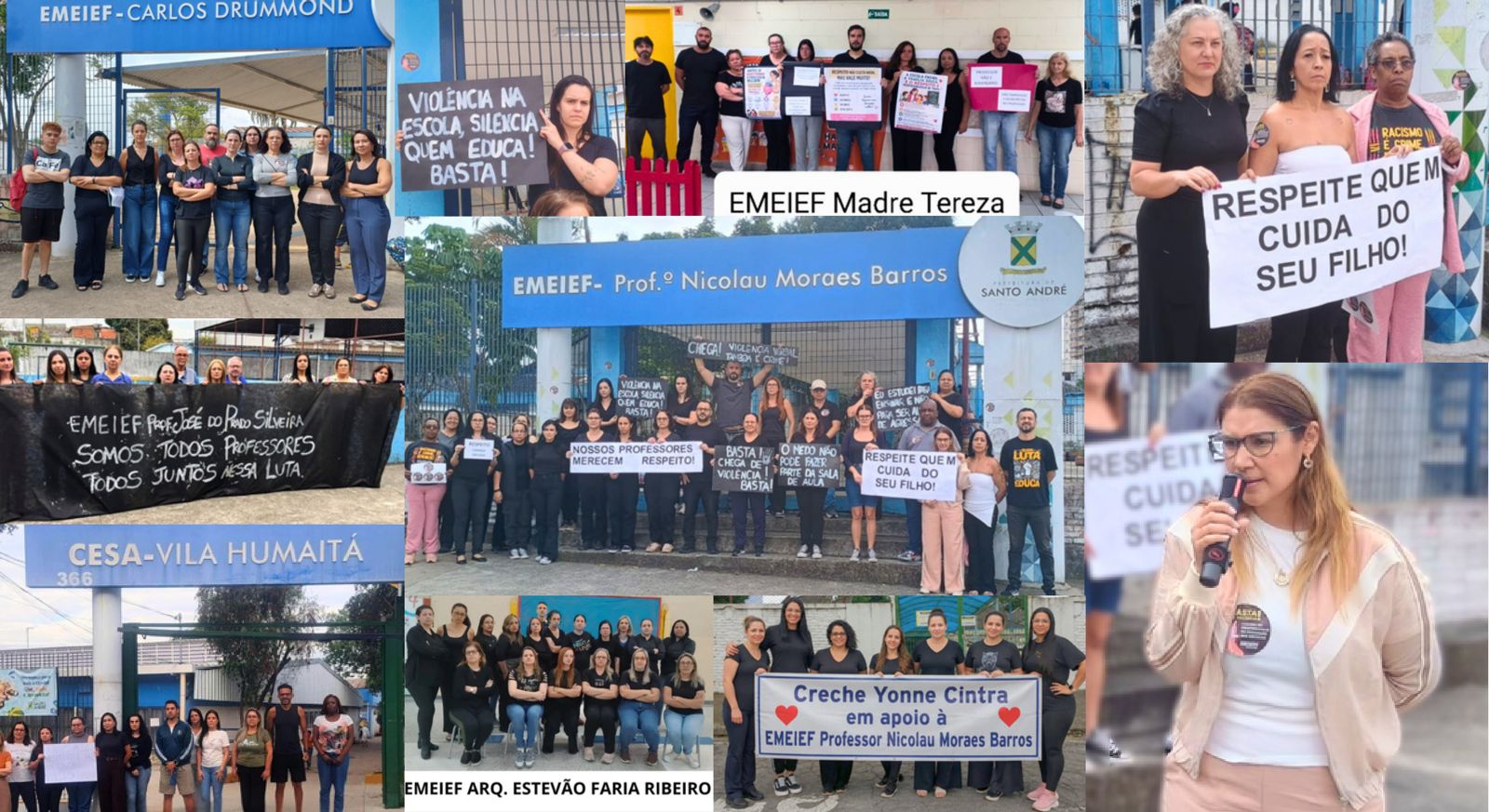 Imagem de Sindserv Santo André defende dignidade e respeito aos profissionais da EMEIEF Prof. Nicolau Moraes Barros 