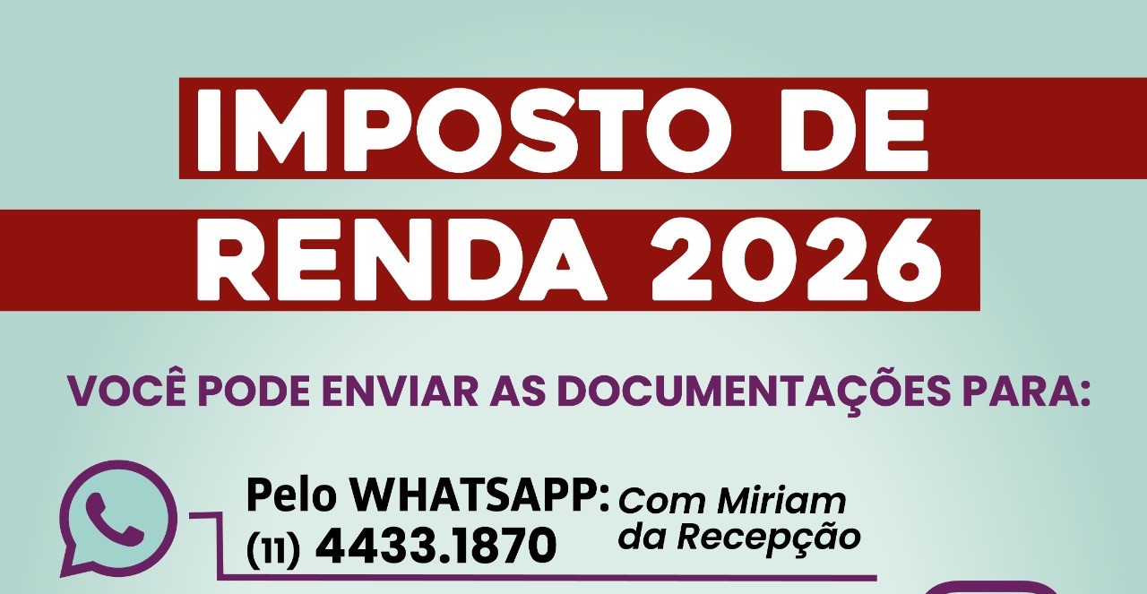 Imagem de IR 2026: Associados do Sindserv podem enviar documentos para declaração