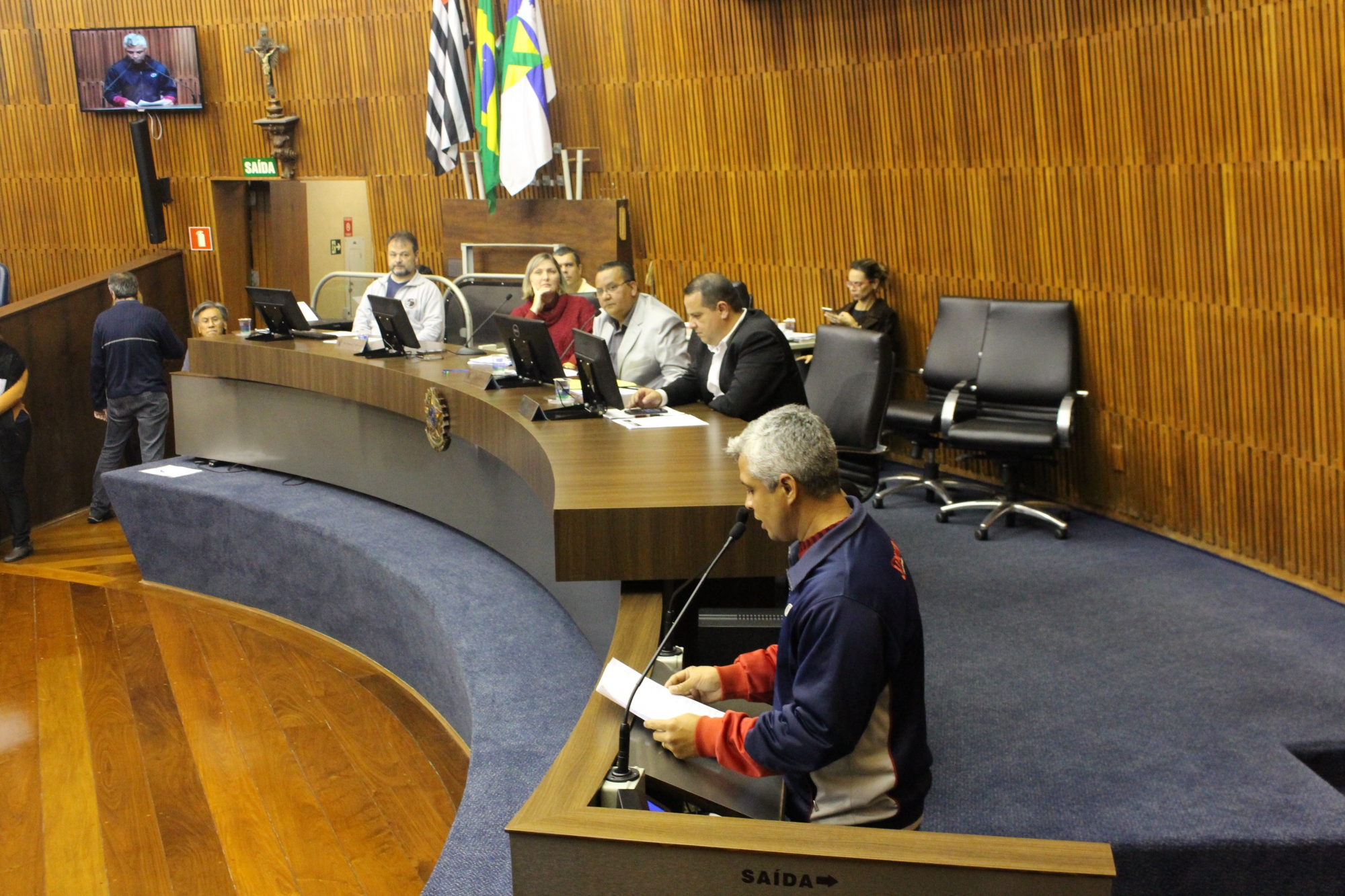 Imagem de Sindserv Santo André apresenta na Câmara minuta para indenização em caso de morte ou incapacidade permanente de trabalhador da GCM 