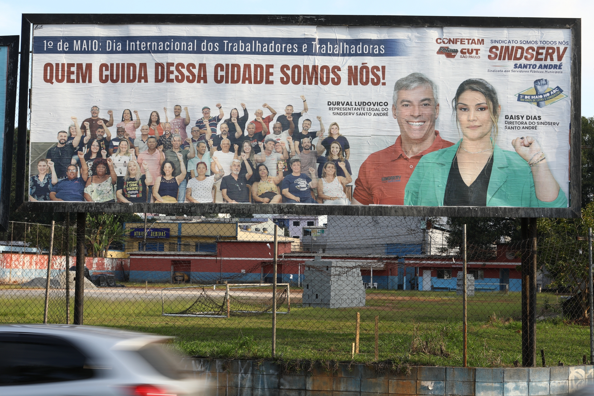 Imagem de  Outdoor do Sindserv Santo André 