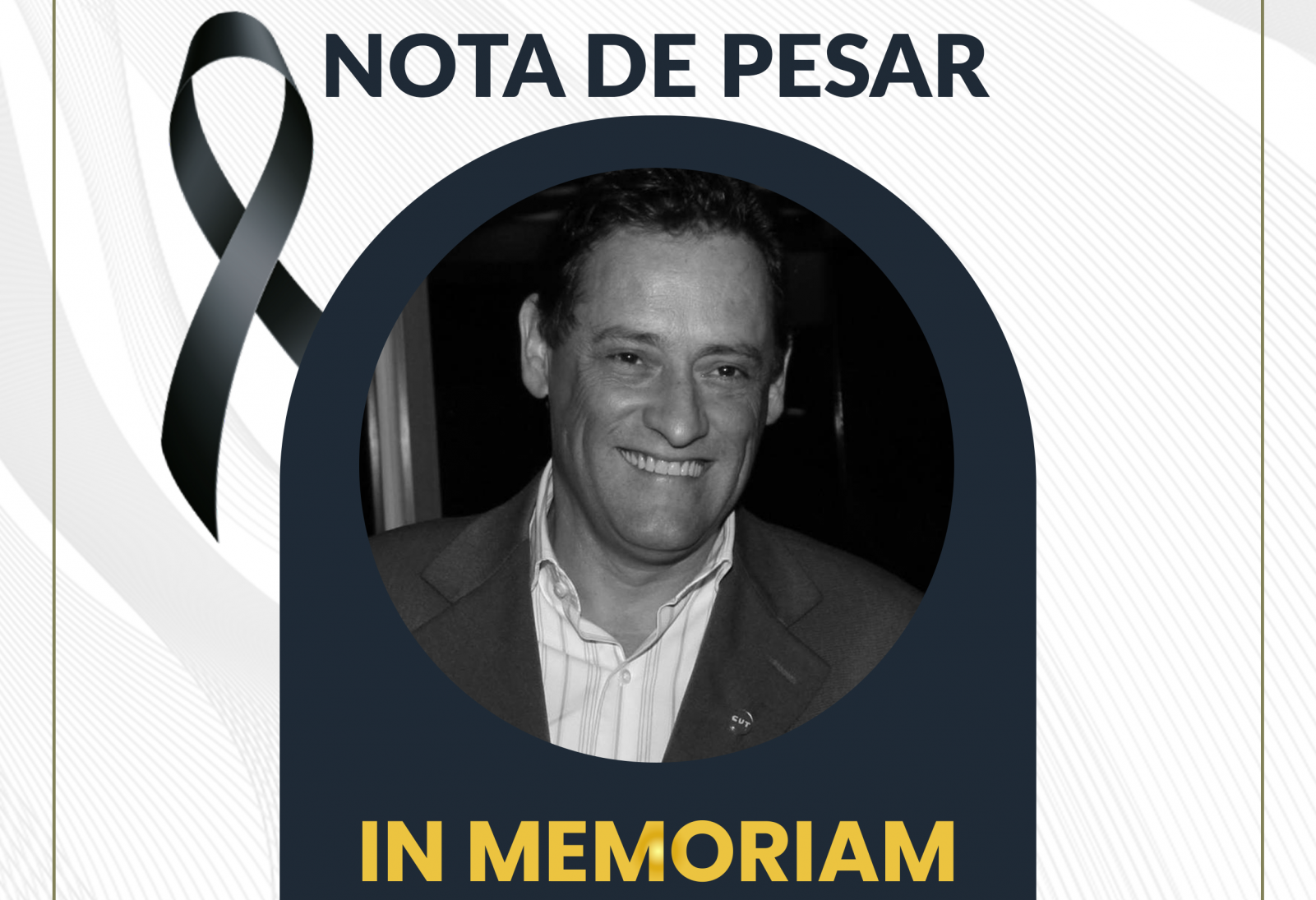 Imagem de Sindserv lamenta falecimento do sindicalista Arthur Henrique, ex-presidente da CUT