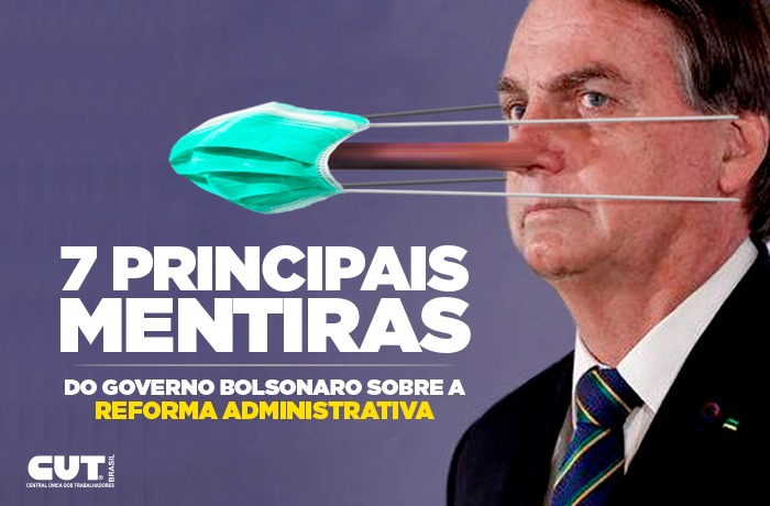 Imagem de Confira as 7 principais mentiras do governo Bolsonaro sobre a reforma Administrativa