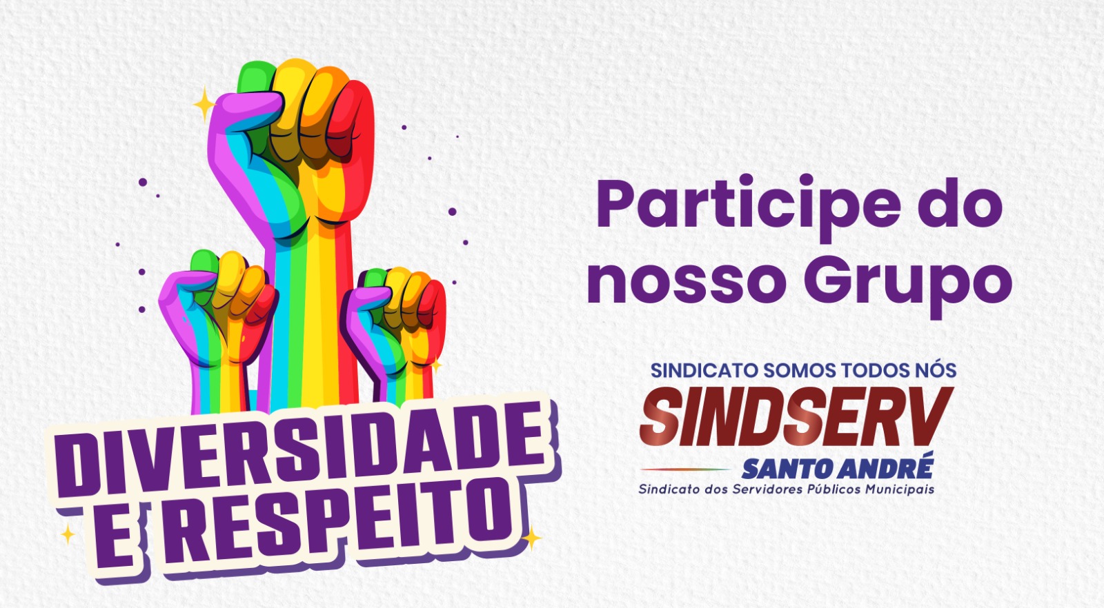 Imagem de Sindserv Santo André lança grupo de diversidade